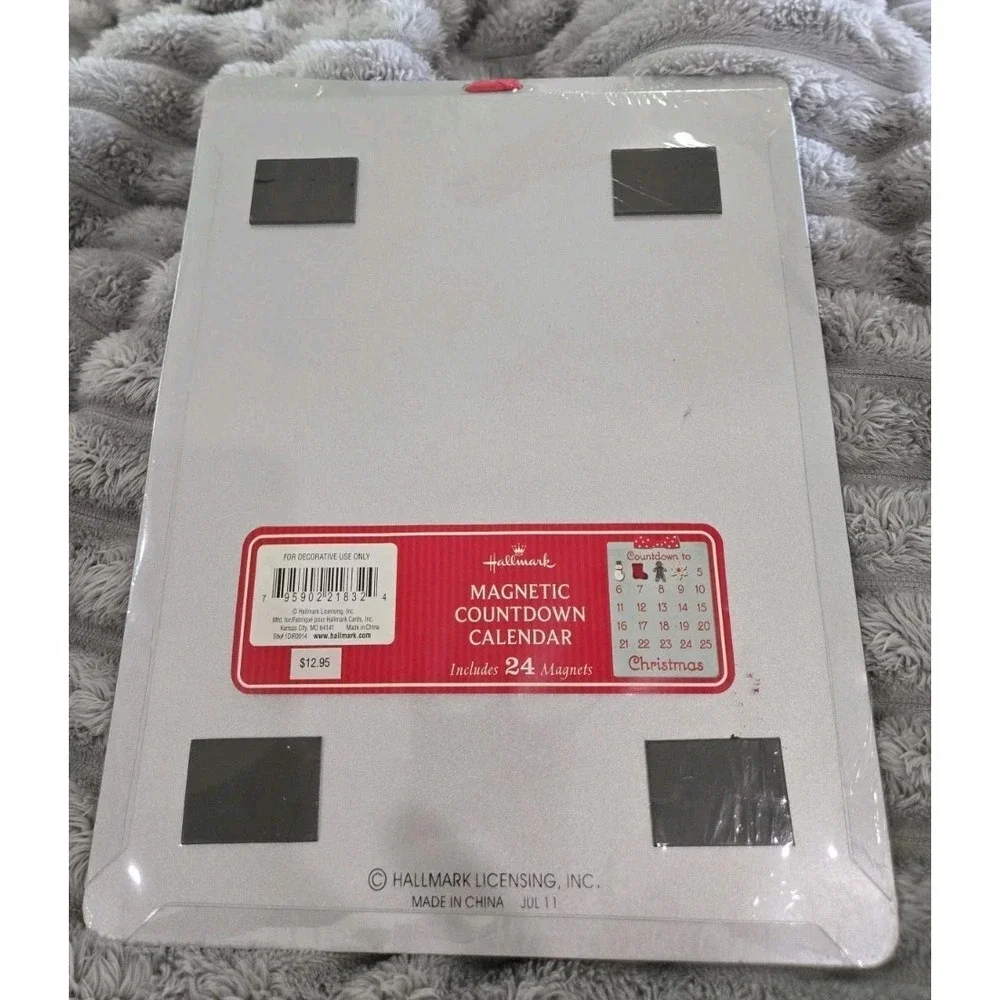 HALLMARK‎ Baking-Themed Magnetic Countdown to Christmas Calendar (2011).  NIP!